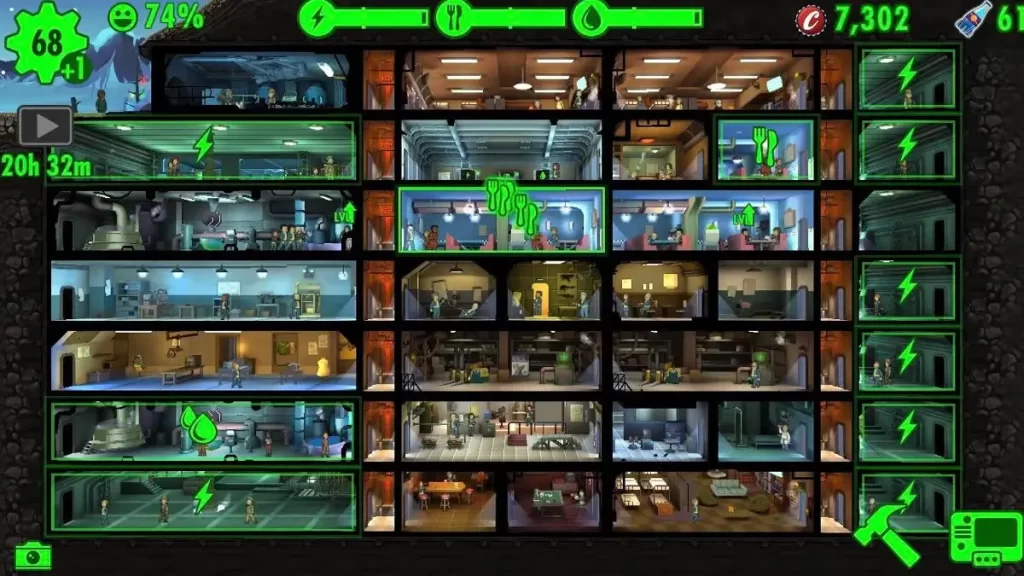 Features of Fallout Shelter Mod APK