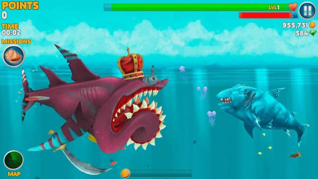 Features of Hungry Shark Evolution Mod APK